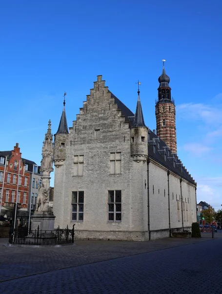 Cloth Hall Belfry Herentals Herentals Town Hall — Stock Photo, Image