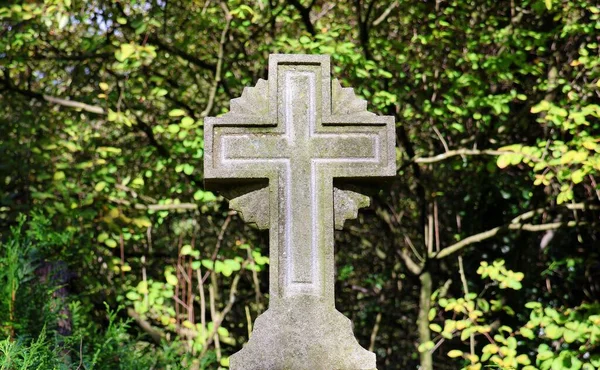 Крест Могилы Мемориальный Камень Мёртвых — стоковое фото