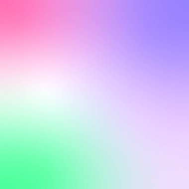 Beyaz, mor, pembe ve yeşil çiçeklerin soyut arkaplanı