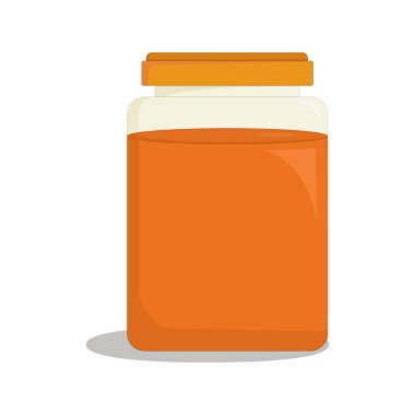 şeffaf cam kokulu bal kavanozu