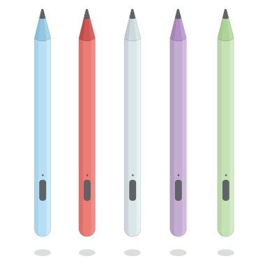 Farklı renklerde ince uçlu stiluslarName