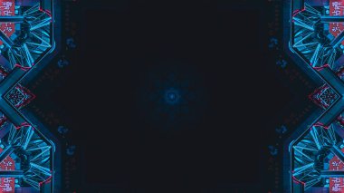 soyut metaevren parlaklık teknolojisi gelecekteki kaleydoskop arkaplanı