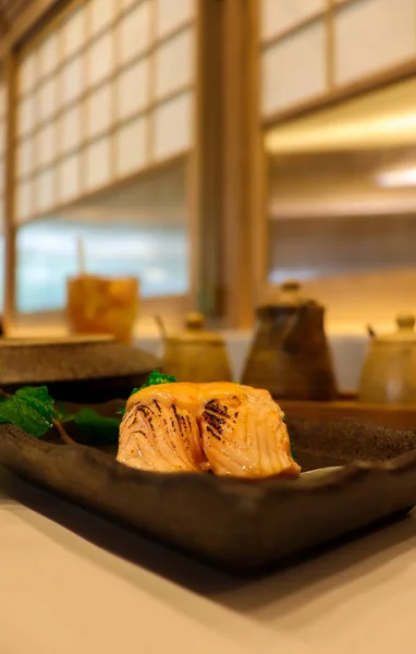 Japansk Mat Sushi Mest Kända Världen — Stockfoto
