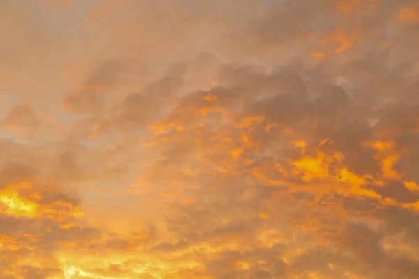 An Orange Bright Afternoon Sky