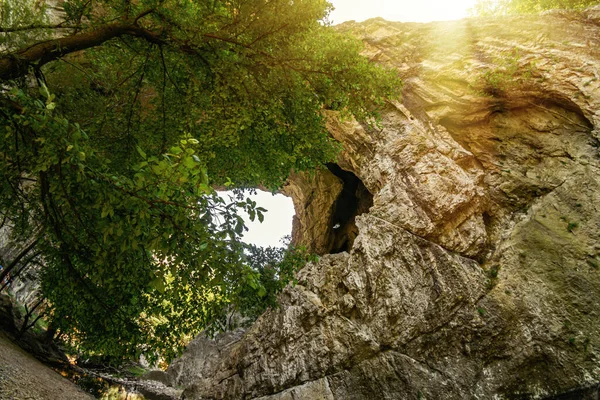 Vratna Vagy Vratna Gates Előterei Három Természetes Kőhíd Szerbiai Miroc — Stock Fotó