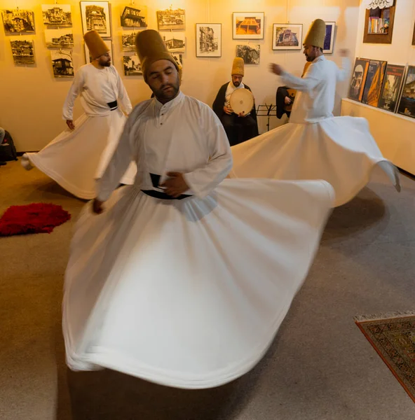 Sufi Whirling Form Physically Active Meditation Which Originated Certain Sufi — Stockfoto