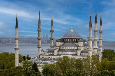Istanbul, Turkey - April 29, 2022 - The Hagia Sophia Mosque.