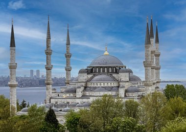 Istanbul, Turkey - April 29, 2022 - The Hagia Sophia Mosque.