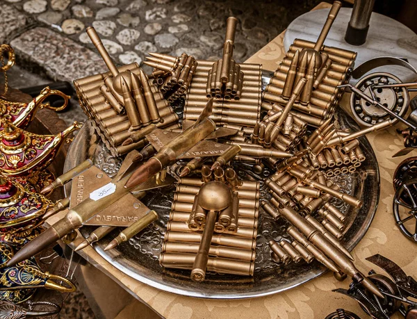 Sarajevo Bosnia May 2022 Wartime Bullets Have Been Converted Peacetime — Foto de Stock