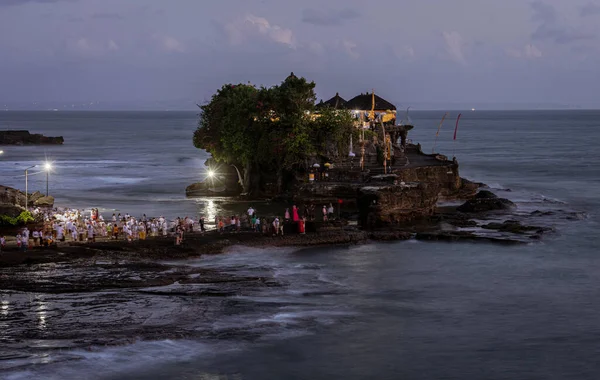 Tanah Lot Sunset Bali Indonesia —  Fotos de Stock