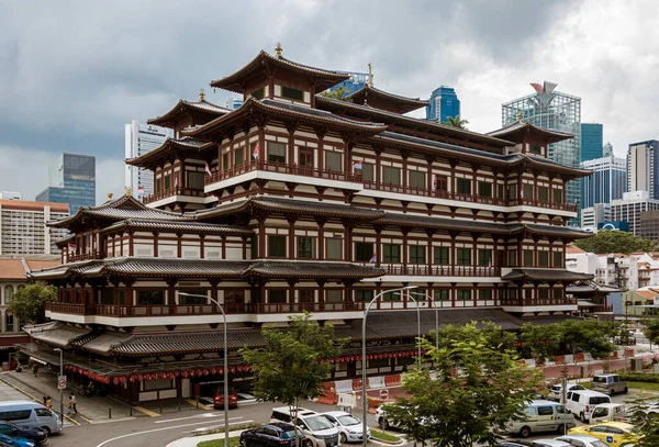 Singapour Juillet 2022 Temple Relique Dentaire Bouddha Milieu Singapour — Photo