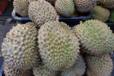 Singapur, 24 Temmuz 2022 - Olgun Durian satışa hazır.