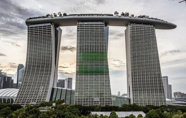 Singapur Juli 2022 Marina Bay Sands Hotel — Stockfoto