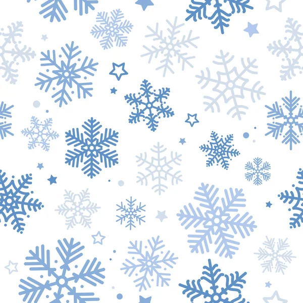  Kar taneleri olan kusursuz bir Noel geçmişi. Kumaş, tekstil, ambalaj kağıdı, kart, davetiye, duvar kağıdı, web tasarımı için kış dokusu