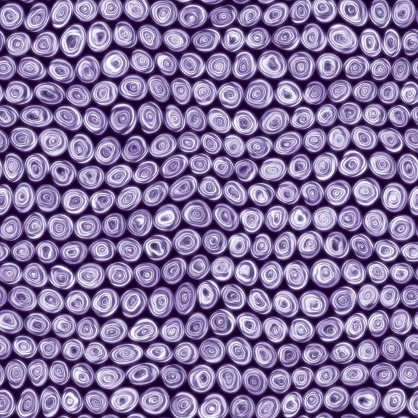 Tiny Violet Purple Squiggly Swirly Spiral Circles Seamless Texture Pattern — Stock Photo, Image