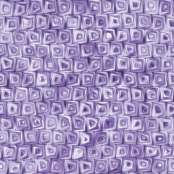 Tiny Violet Purple Squiggly Swirly Spiral Squares Seamless Texture Pattern — Fotografia de Stock