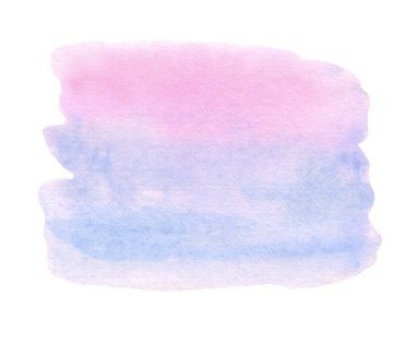 Suluboya pembe ve leylak arkaplan. El boyaması.