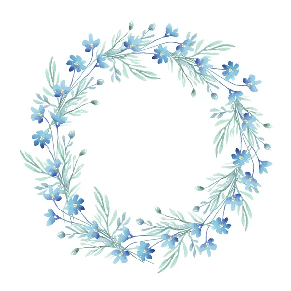 Forget Frame Watercolor Clipart — 图库照片