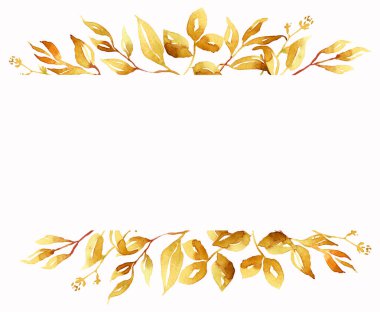 Düşüş çerçeveyi terk eder. Suluboya Clipart