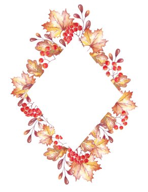 Düşüş çerçeveyi terk eder. Suluboya Clipart