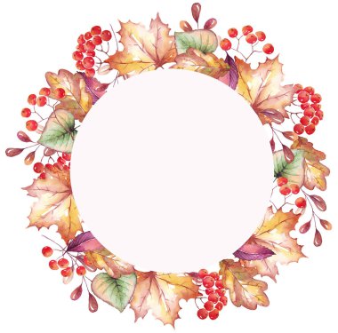 Düşüş çerçeveyi terk eder. Suluboya Clipart