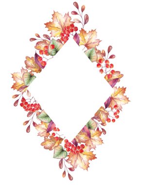 Düşüş çerçeveyi terk eder. Suluboya Clipart