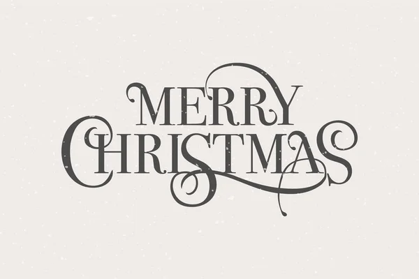 Buon Natale mano abbozzato biglietto, distintivo, icona tipografia. Lettering Buon Natale per Natale, auguri di Capodanno Illustrazioni Stock Royalty Free