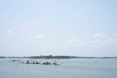 Laos Asya 'nın güneyindeki Mekong Nehri
