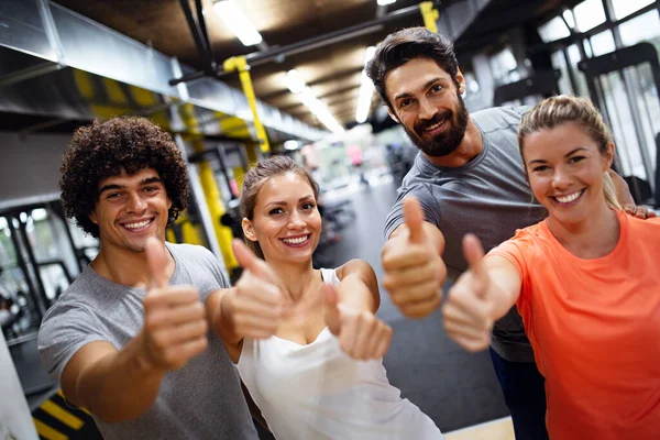 Fitness Esporte Exercício Físico Conceito Estilo Vida Saudável Grupo Pessoas — Fotografia de Stock
