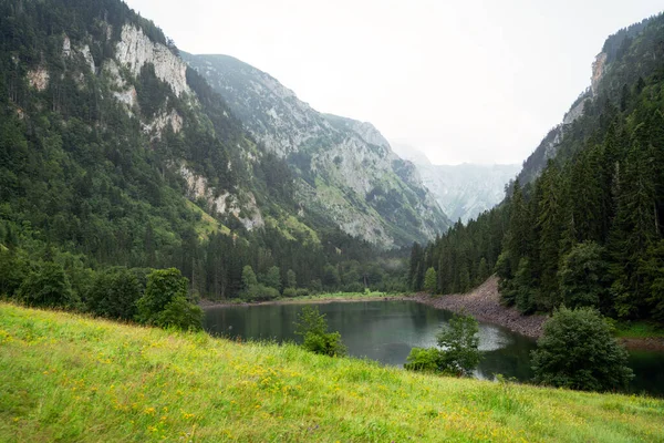 Belles Eaux Turquoise Lac Des Montagnes Paysage Nature Concept Extérieur — Photo