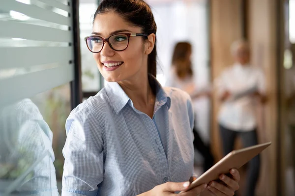 Ceo Eigenaar Leider Bedrijf Medewerker Portret Eventueel Financiën Accountant Manager — Stockfoto