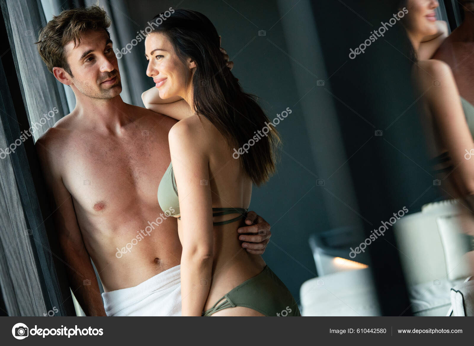 Sexy Beautiful Couple Love Bedroom People Sex Sensual Concept Stock Photo by ©nd3000 610442580