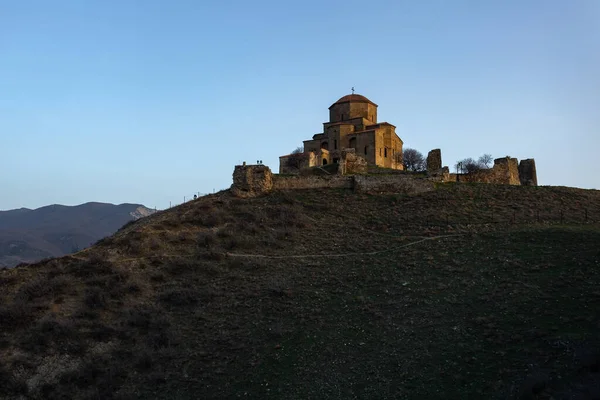 Das Jvari Kloster Ist Das Georgisch Orthodoxe Kloster Der Nähe — Stockfoto
