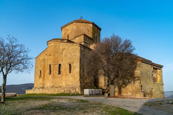 Jvari Klášter Georgiánský Ortodoxní Klášter Nachází Blízkosti Mtskheta Georgia — Stock fotografie