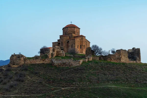 Jvari修道院 Jvari Monastery ジョージア共和国のマツヘタ近郊にある正統派の修道院 — ストック写真