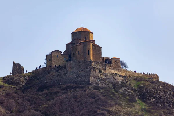Das Jvari Kloster Ist Das Georgisch Orthodoxe Kloster Der Nähe — Stockfoto