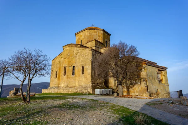 Mosteiro Jvari Mosteiro Ortodoxo Georgiano Localizado Perto Mtskheta Geórgia — Fotografia de Stock
