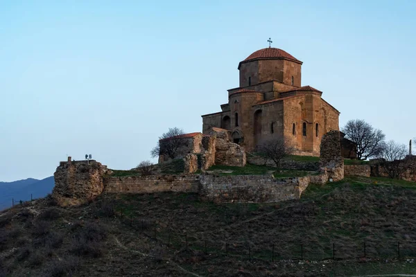 Biara Jvari Adalah Sebuah Biara Ortodoks Georgia Yang Terletak Dekat — Stok Foto