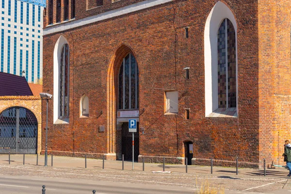 Gdansk Polonya Mart 2022 Catherine Gdansk Eski Kilisesi Din — Stok fotoğraf