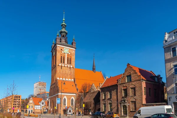 Gdańsk Polska Marca 2022 Katarzyna Najstarszy Gdański Kościół Religia — Zdjęcie stockowe