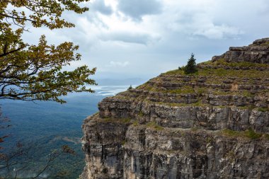 Georgia 'nın Racha bölgesinin güzel manzarası. Georgia 'ya git.