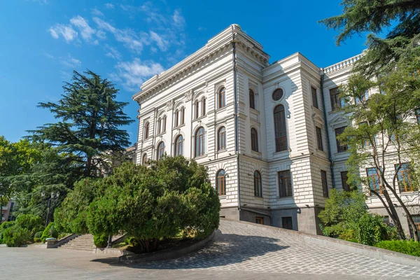 Vista Universidade Estadual Tbilisi Estabelecida 1918 Educação — Fotografia de Stock