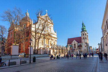Krakow, Poland - 14 March, 2022: Saints Peter and Paul Church in Krakow. Religion