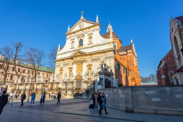 Krakow, Poland - 14 March, 2022: Saints Peter and Paul Church in Krakow. Religion