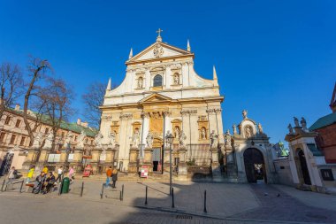 Krakow, Poland - 14 March, 2022: Saints Peter and Paul Church in Krakow. Religion