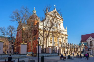 Krakow, Poland - 14 March, 2022: Saints Peter and Paul Church in Krakow. Religion
