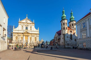 Krakow, Poland - 14 March, 2022: Saints Peter and Paul Church in Krakow. Religion