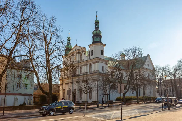 Krakow Poland March 2022 Church Anne Anne Street Old City —  Fotos de Stock