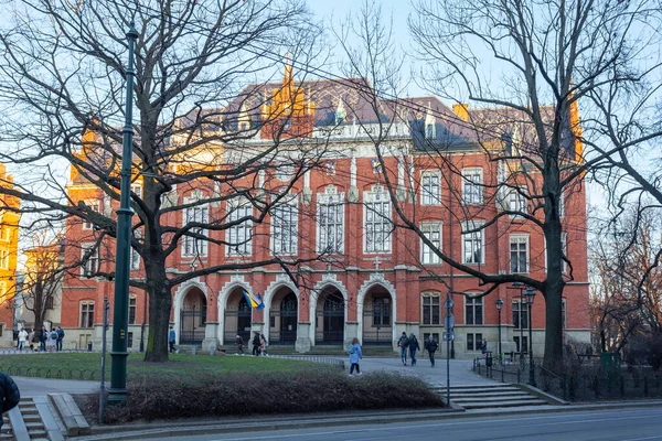 Krakow Poland March 2022 Old Historic Buildings Krakow Travel — Stockfoto