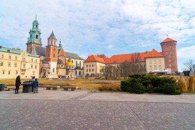 Wawel hill with cathedral and castle in Krakow. Travel